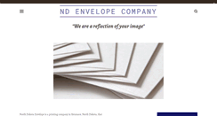 Desktop Screenshot of ndenvelope.com